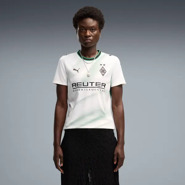 PUMA PUMA Borussia Mönchengladbach 26/27 Home Jersey Women, Clothing, White/Archive Green, S