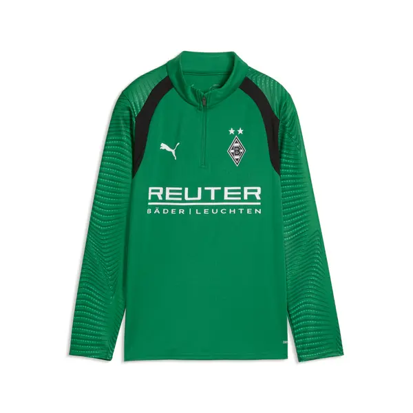PUMA PUMA Borussia Mönchengladbach Quarter-Zip Training Top Youth, Sports, Archive Green/White, 15-16Y