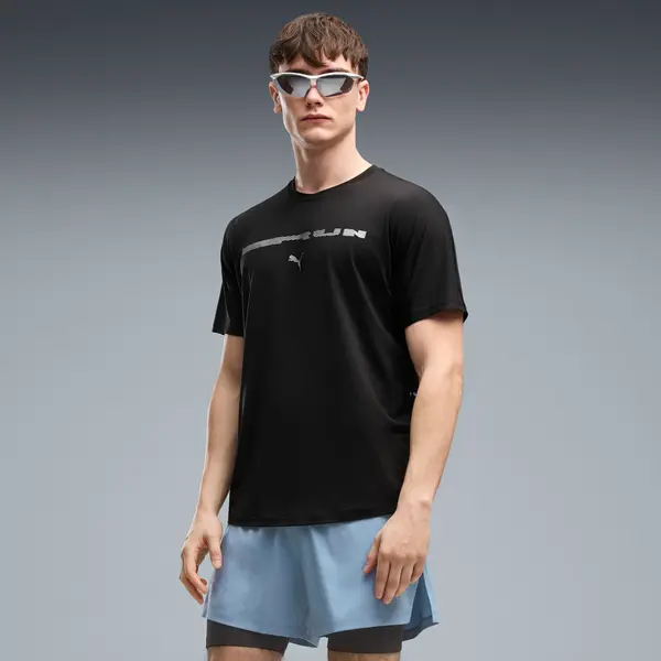 PUMA PUMA Brightstride CLOUDSPUN Running Tee Men, Men, Black, S
