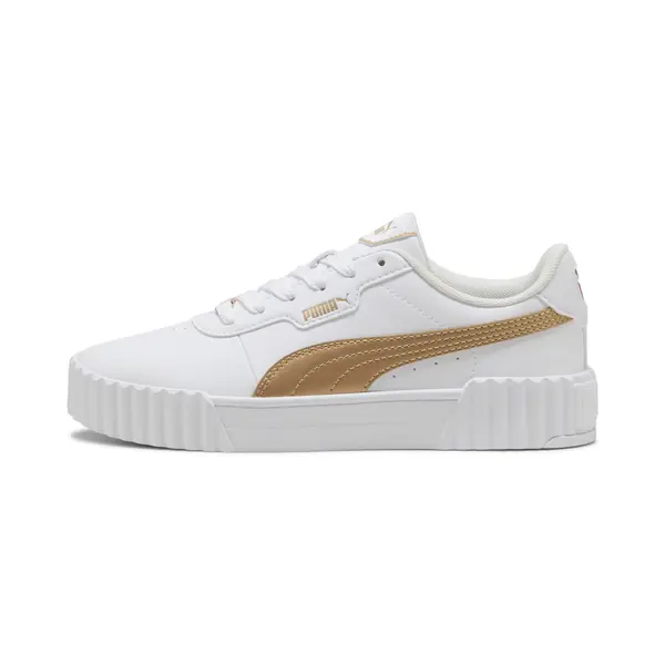 PUMA PUMA Carina 3.0 Day Night Sneakers Women, Shoes, White/Gold, 35.5
