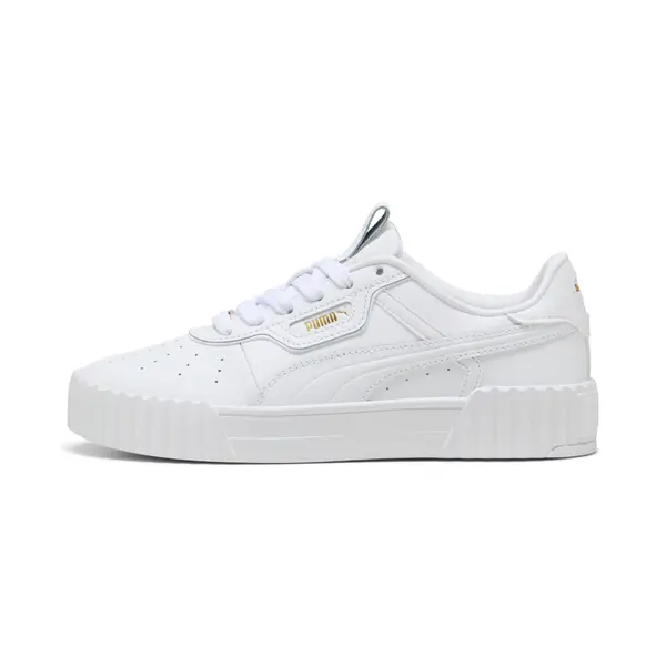 PUMA PUMA Carina 3.0 Luxe Sneakers Women, Shoes, White/Gold, 35.5