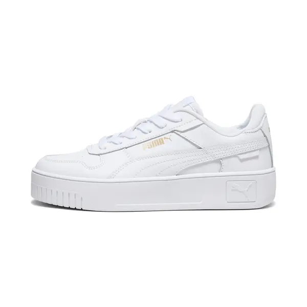 PUMA PUMA Carina Street Sneakers Youth, Shoes, White/Gold, 35.5
