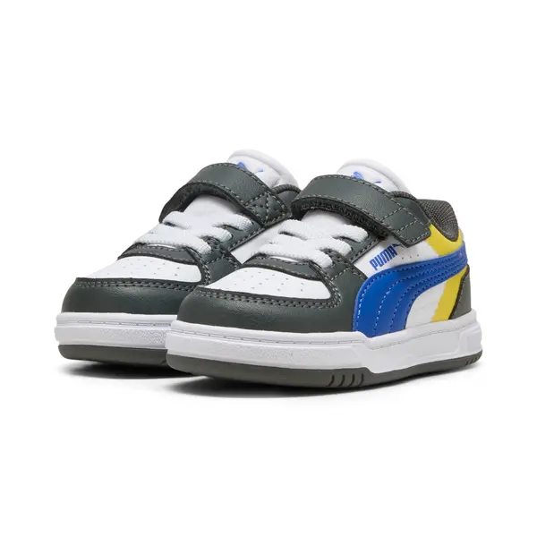 PUMA PUMA Caven III Block Sneakers Toddlers, Shop, Shadow Gray/Royal Sapphire/White, 19