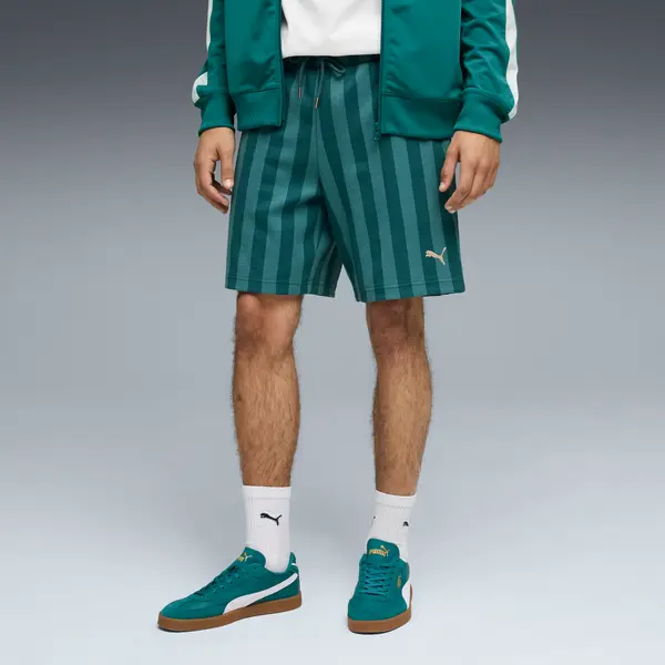 PUMA PUMA Class 8" Shorts Men, Clothing, Emerald Ice, S