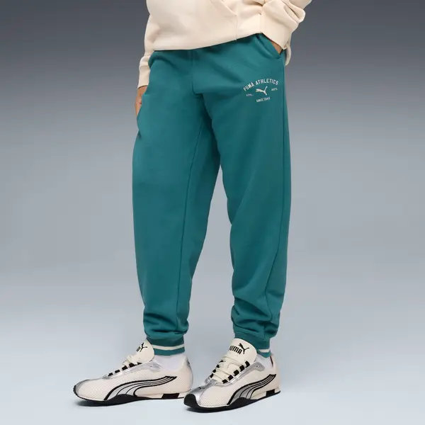 PUMA PUMA Class Graphic Sweatpants Youth, Clothing, Emerald Ice, 15-16Y
