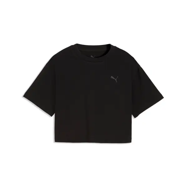 PUMA PUMA Class Relaxed Cropped Graphic Tee Youth, Age, Black, 15-16Y