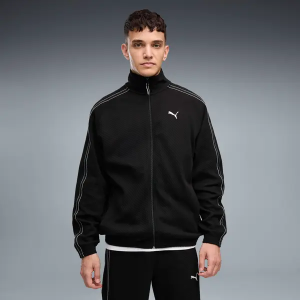 PUMA PUMA Class Relaxed Full-Zip Track Jacket Men, Clothing, Black, S