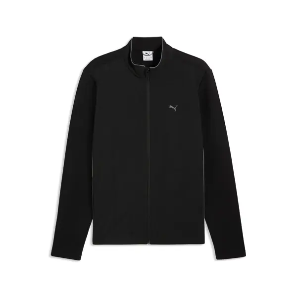 PUMA PUMA CLOUDSPUN Fleece Hybrid Golf Jacket Men, Clothing, Black, M