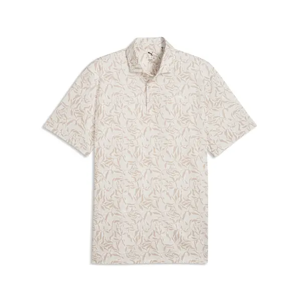 PUMA PUMA CLOUDSPUN Marine Botanical Polo Men, Clothing, Warm White, M