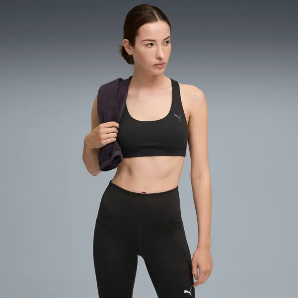 PUMA PUMA CLOUDSPUN Training Bra Women, Clothing, Black, S