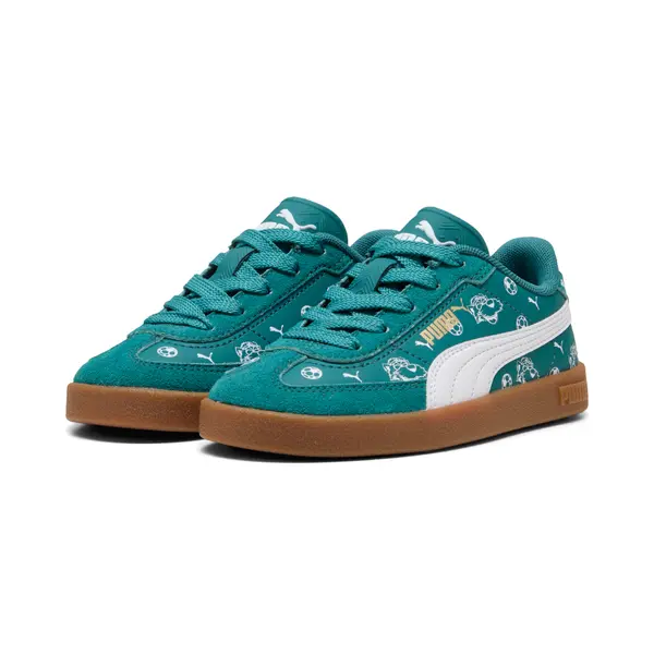 PUMA PUMA Club II Era Super PUMA Sneakers Kids, Kids, Emerald Ice/White, 27.5