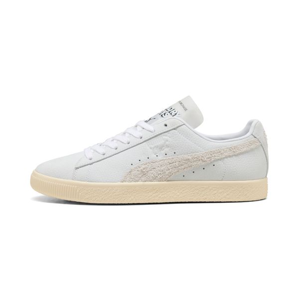PUMA Puma Clyde Laundry Boys II Sneakers Unisex, White, Size 39, Shoes