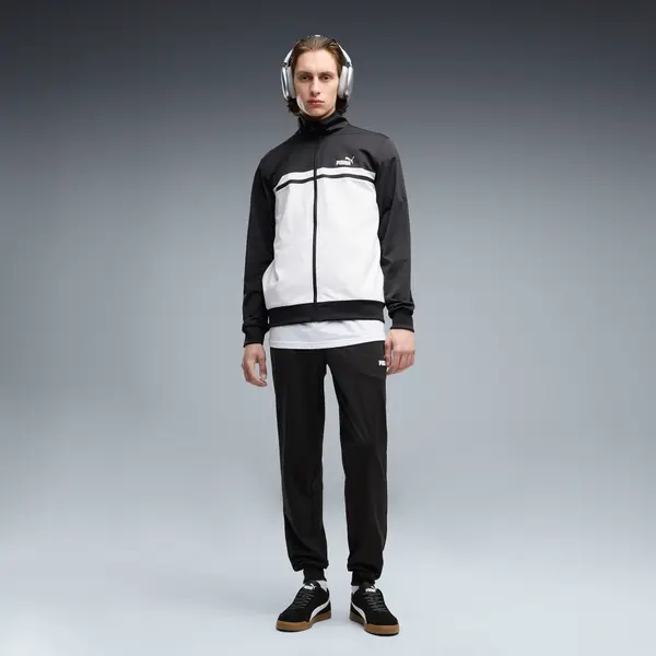 PUMA PUMA Colourblocked Tracksuit Men, Clothing, Black, S