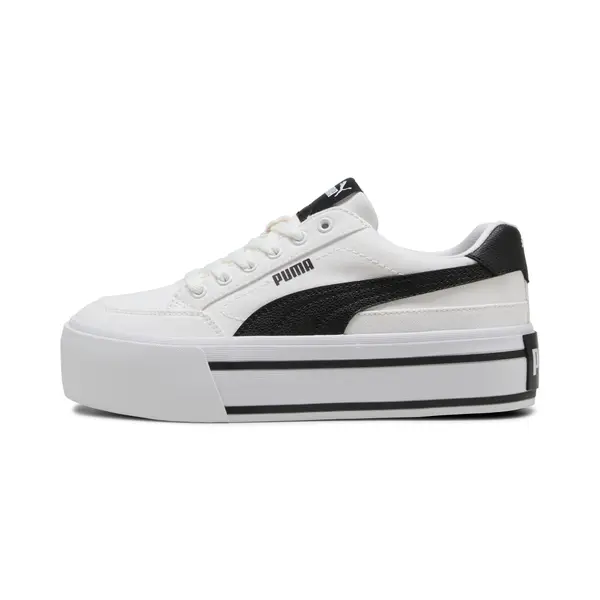 PUMA PUMA Court Classic Vulc Platform Sneakers Women, Shoes, White/Black, 35.5