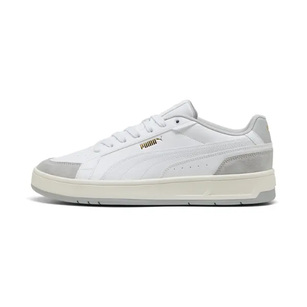 PUMA PUMA Court Classico Sport Sneakers Unisex, Shoes, White/Cool Light Gray, 35.5