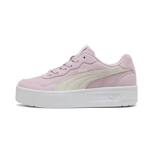 PUMA PUMA Court Lally Skye Suede Sneakers Women, Shoes, Rose Mauve/White, 35.5