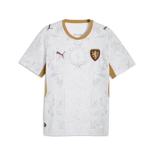 PUMA PUMA Czechia 2026 Away Jersey Men, Sport, White/Matte Gold, S
