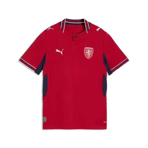 PUMA PUMA Czechia 2026 Home Jersey Youth, Shop, Dark Cherry/Navy, 15-16Y