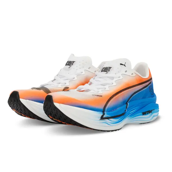 PUMA PUMA Deviate NITRO™ Elite 3 Ekiden Running Shoes Women, Sports, White/Heat Fire/Black, 35.5
