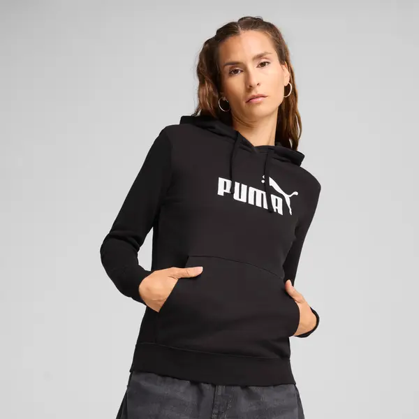 PUMA PUMA ESS No. 1 Logo Hoodie Women, Clothing, Black, S