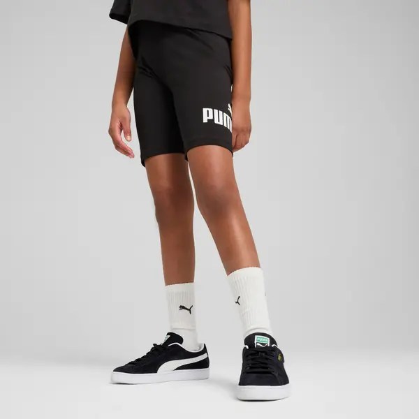 PUMA PUMA ESS No. 1 Logo Short Leggings Youth, Clothing, Black, 5-6Y