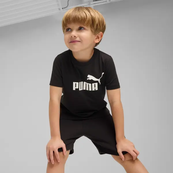 PUMA PUMA ESS No. 1 Logo Tee Kids, Clothing, Black, 3-4Y