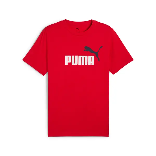 PUMA PUMA Essentials 2 Colour No. 1 Logo Tee Men, Clothing, Red, S