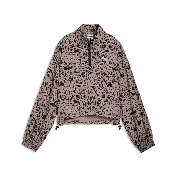 PUMA PUMA Essentials Animal Print Half-Zip Jacket Women, Collections, Sandstone, S