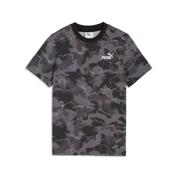 PUMA PUMA Essentials Camo Printed Tee Youth, Age, Black, 15-16Y