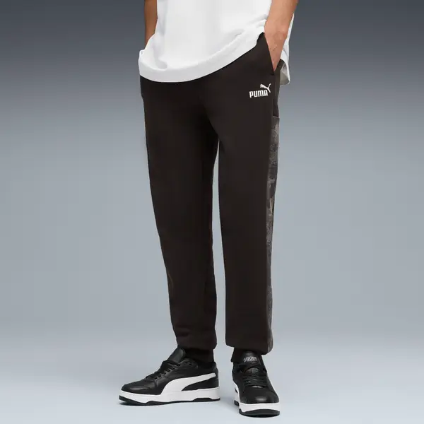 PUMA PUMA Essentials Camo Sweatpants Men, Men, Black, S