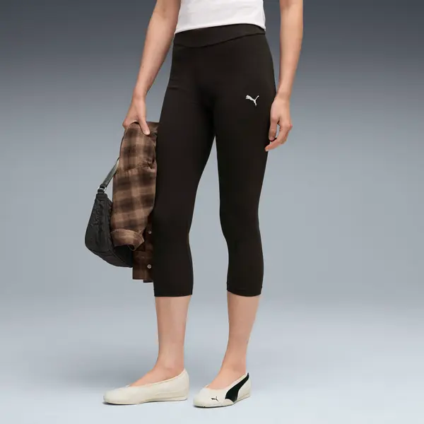 PUMA PUMA Essentials Capri Leggings Women, Clothing, Black, S