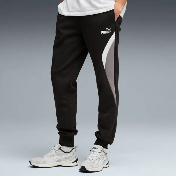 PUMA PUMA Essentials Colourblock Sweatpants Men, Men, Black, S