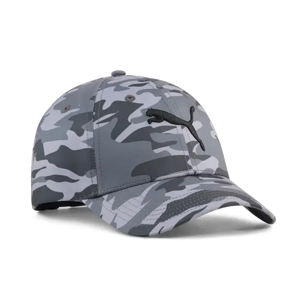 PUMA PUMA Essentials Elevated Printed Baseball Cap, Shop, Black/Camo, OSFA