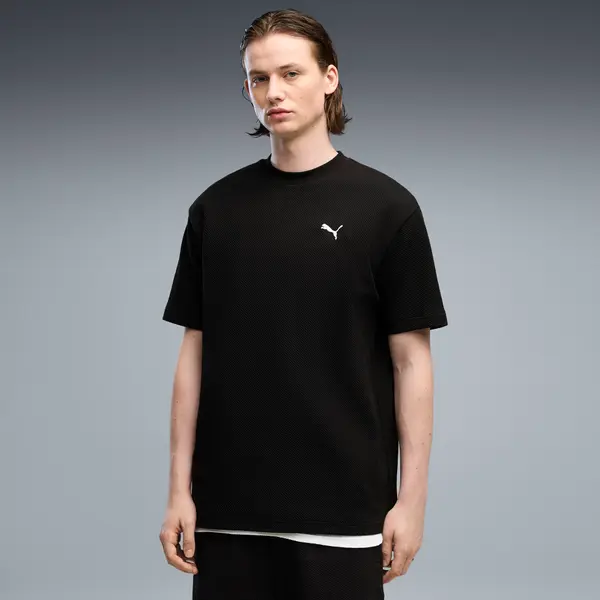 PUMA PUMA Essentials Elevated Relaxed Tee Men, Men, Black, S