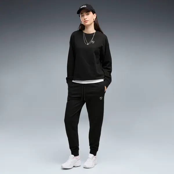PUMA PUMA Essentials Elevated Sweatpants Women, Clothing, Black, S