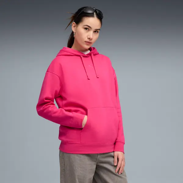 PUMA PUMA Essentials Fleece Hoodie Women, Clothing, Pink, S