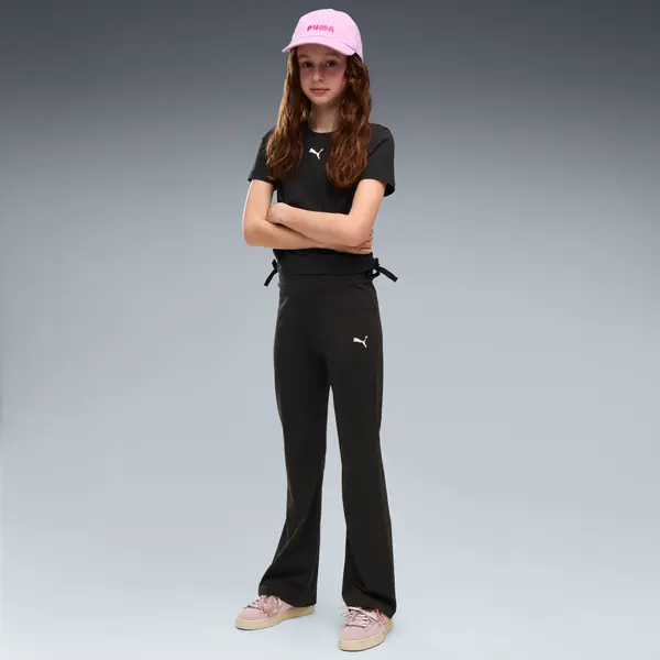 PUMA PUMA Essentials High-Waist Flared Leggings Youth, Clothing, Black, 15-16Y