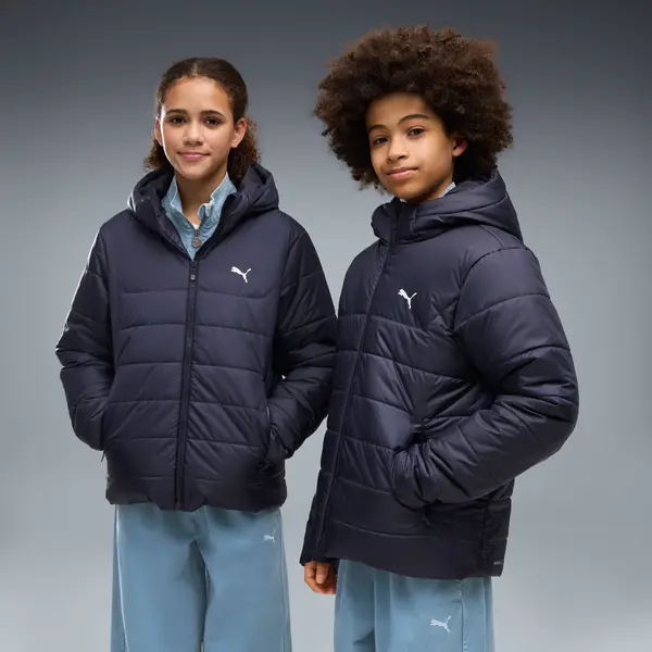 PUMA PUMA Essentials Hooded Padded Jacket Youth, Clothing, New Navy, 15-16Y