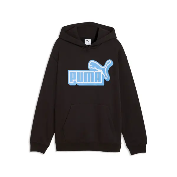 PUMA PUMA Essentials Logo Lab Relaxed Hoodie Youth, Age, Black, 15-16Y