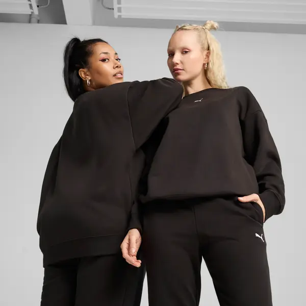 PUMA PUMA Essentials Oversized Crew Women, Clothing, Black, S