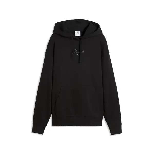 PUMA PUMA Essentials Script Hoodie Women, Clothing, Black, S