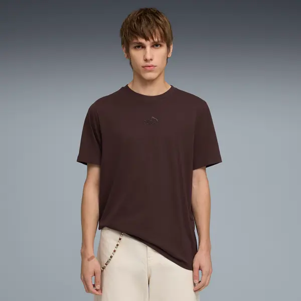 PUMA PUMA Essentials Small No.1 Logo Tee Men, Clothing, Chocolate Brown, S