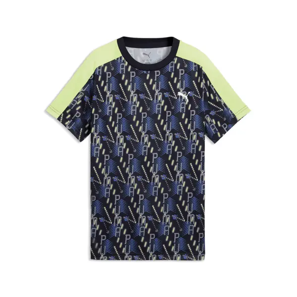 PUMA PUMA Essentials Training Printed Tee Youth, Age, New Navy, 15-16Y
