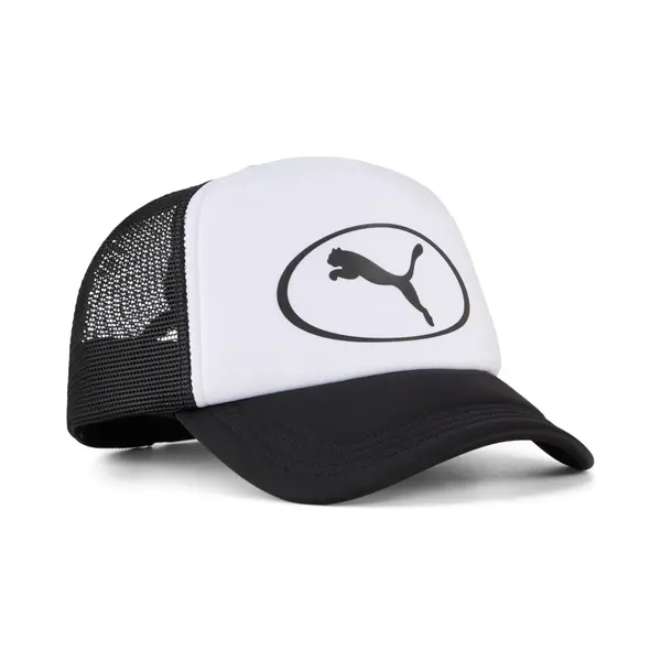 PUMA PUMA Essentials Trucker Cap, Accessories, Black/White, OSFA