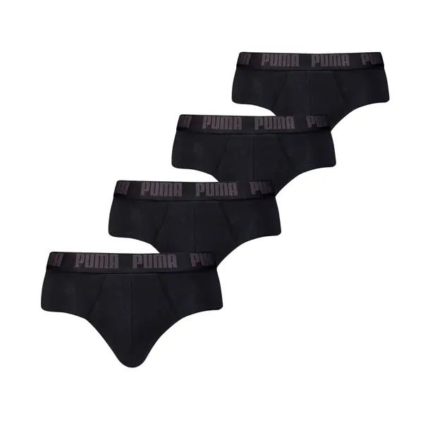 PUMA PUMA Everyday Briefs 4-pack Men, Clothing, Black, 2