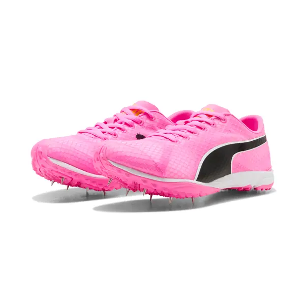 PUMA PUMA evoSPEED Haraka 8 Track Spikes Unisex, Sport, Poison Pink/Sun Stream/Black, 44