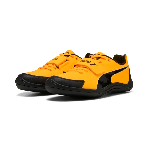 PUMA PUMA evoSPEED Throw 10.5 Shoes Unisex, Men, Sun Stream/Black/White, 44