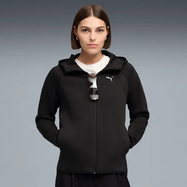 PUMA PUMA Evostripe Full-Zip Hoodie Women, Clothing, Black, S
