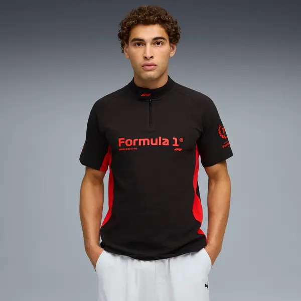 PUMA PUMA F1® 75yrs Regular Polo Men, Clothing, Black, S