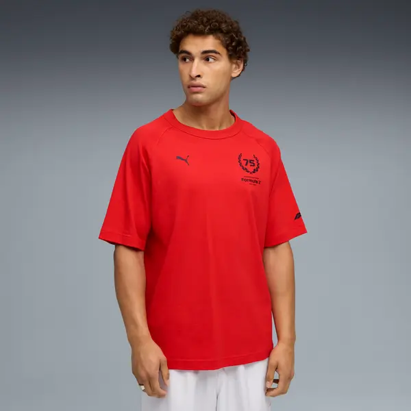 PUMA PUMA F1® 75yrs Relaxed Tee Men, Clothing, Pop Red, S